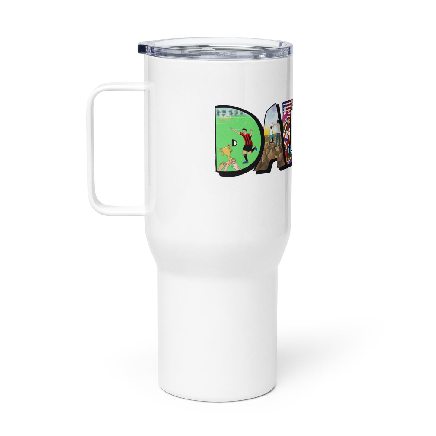 My Dalton Travel mug with a handle