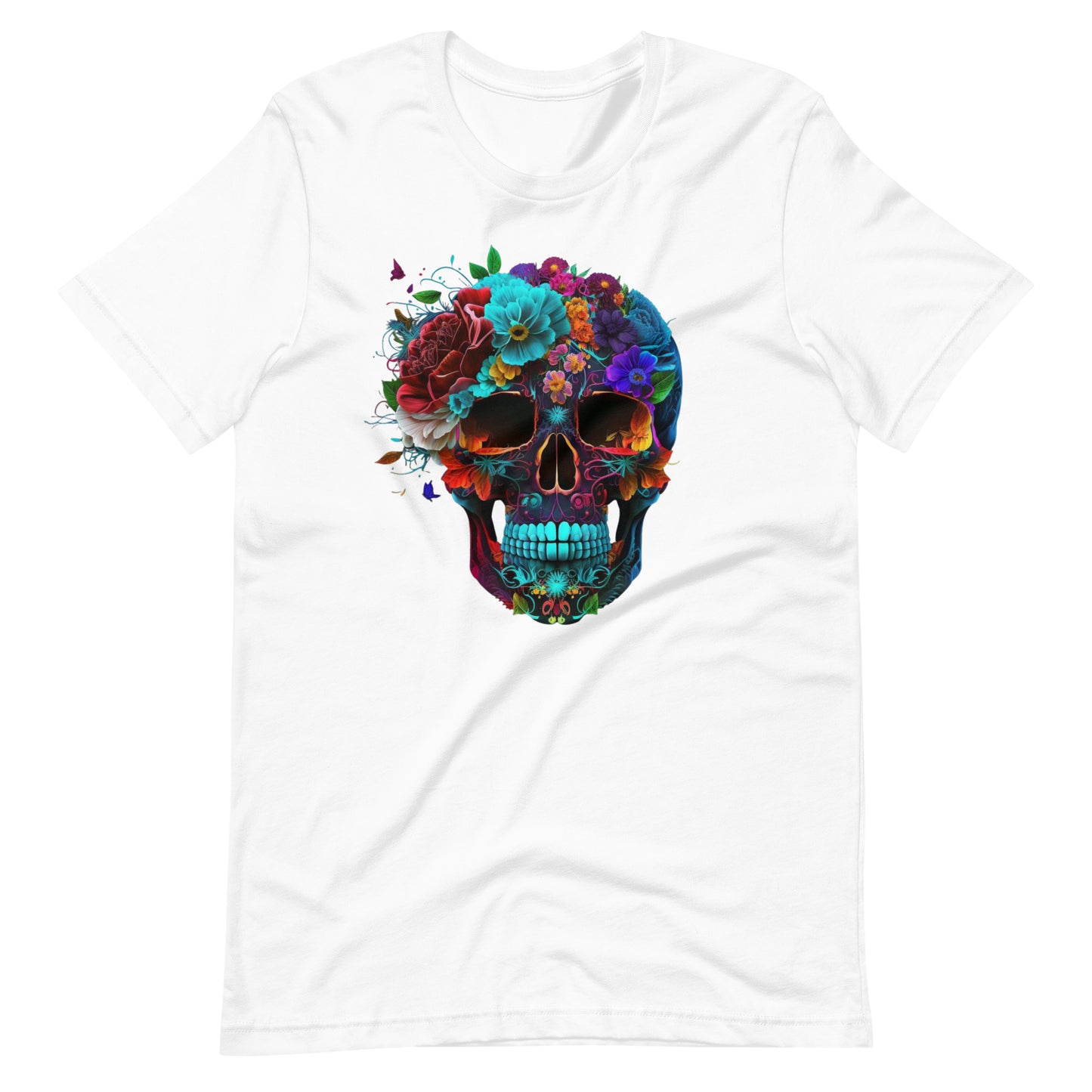 Vibrant Skull Unisex t-shirt