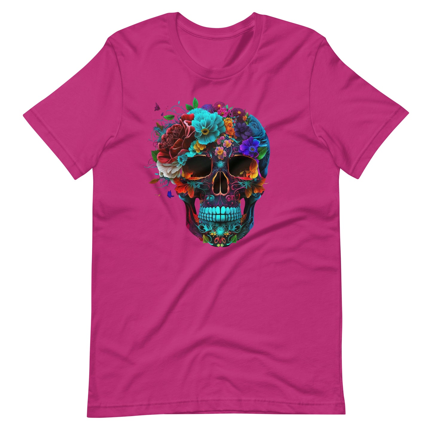 Vibrant Skull Unisex t-shirt