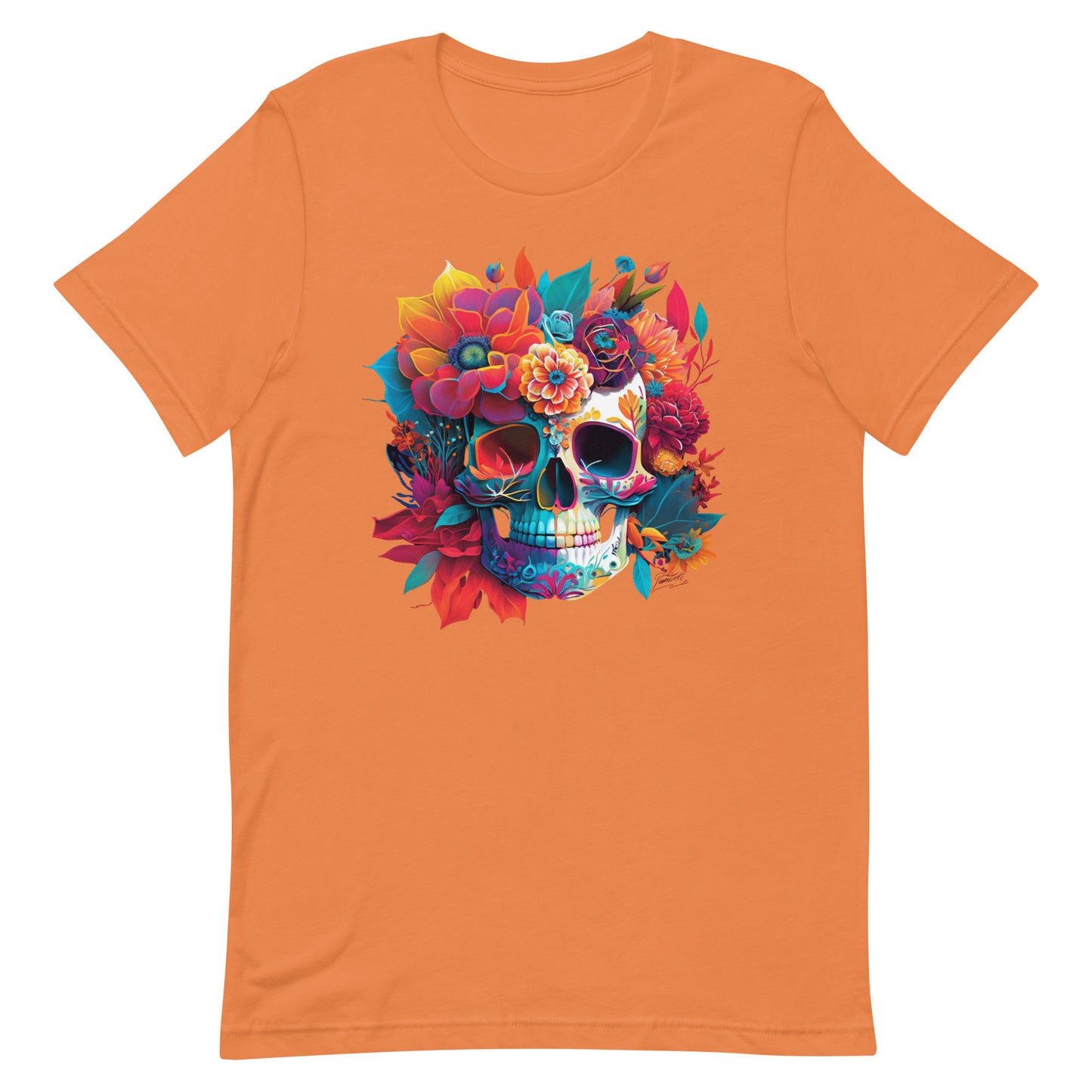 Colorful Skull Unisex t-shirt
