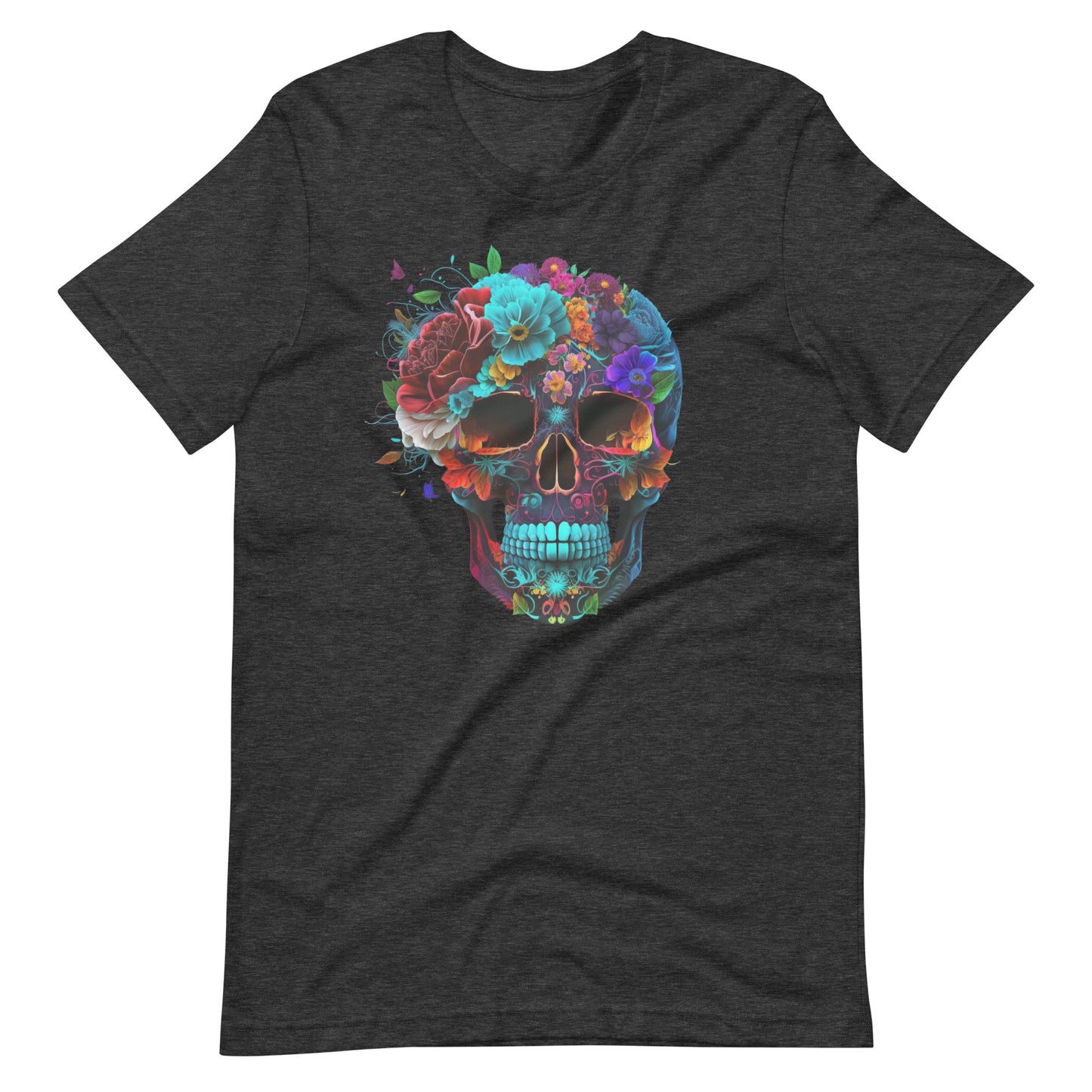 Vibrant Skull Unisex t-shirt