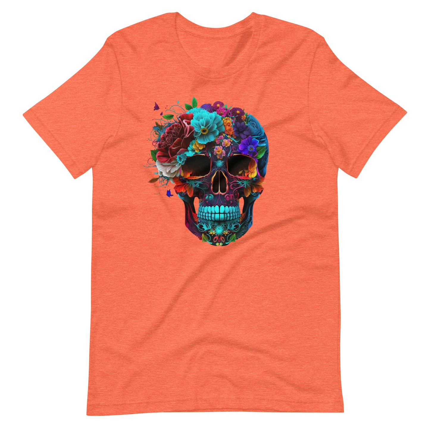 Vibrant Skull Unisex t-shirt