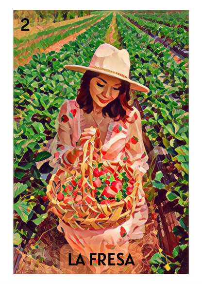 Personalized digital LOTERIA CARD