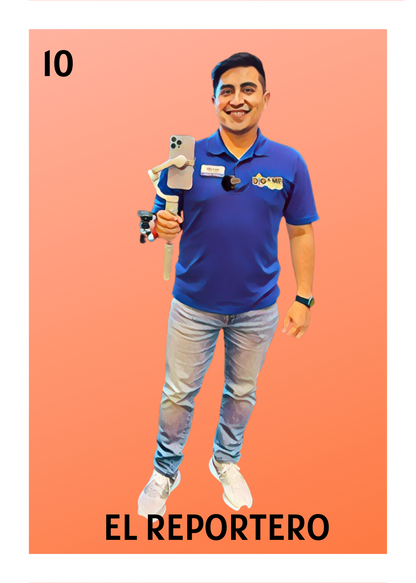 Personalized digital LOTERIA CARD